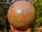 Polished XL Unakite Sphere x 1 From Messina, South Africa - Toprock Gemstones and Minerals 