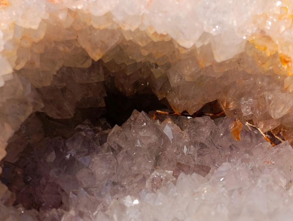 Natural Large Agate Geode with Crystalline Centres x 2 From Maintirano, Madagascar - Toprock Gemstones and Minerals 