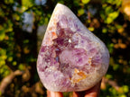 Polished and Natural Agate Amethyst Geodes x 3 From Maintirano, Madagascar
