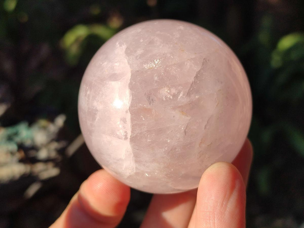 Polished Gemmy Star Rose Quartz Spheres x 6 From Ambatondrazaka, Madagascar - Toprock Gemstones and Minerals 