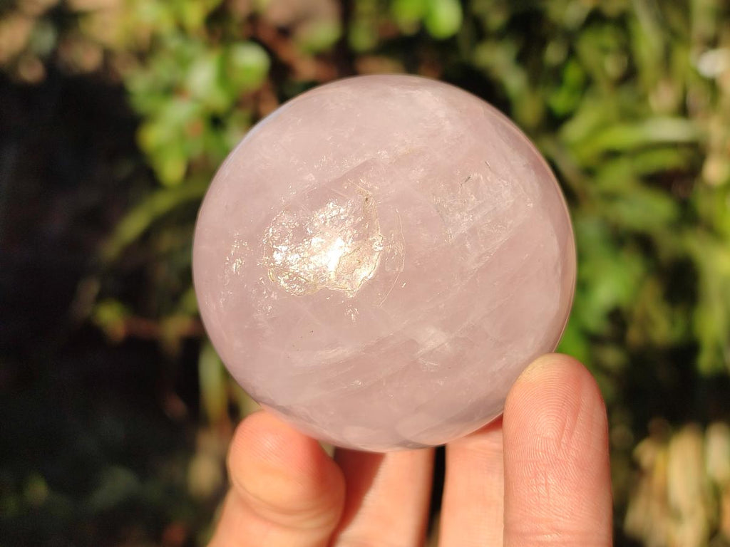 Polished Gemmy Star Rose Quartz Spheres x 6 From Ambatondrazaka, Madagascar - Toprock Gemstones and Minerals 