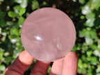 Polished Gemmy Star Rose Quartz Spheres x 6 From Ambatondrazaka, Madagascar - Toprock Gemstones and Minerals 