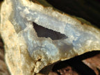 Natural Blue Lace Agate Geode Specimens x 6 From Nsanje, Malawi - Toprock Gemstones and Minerals 