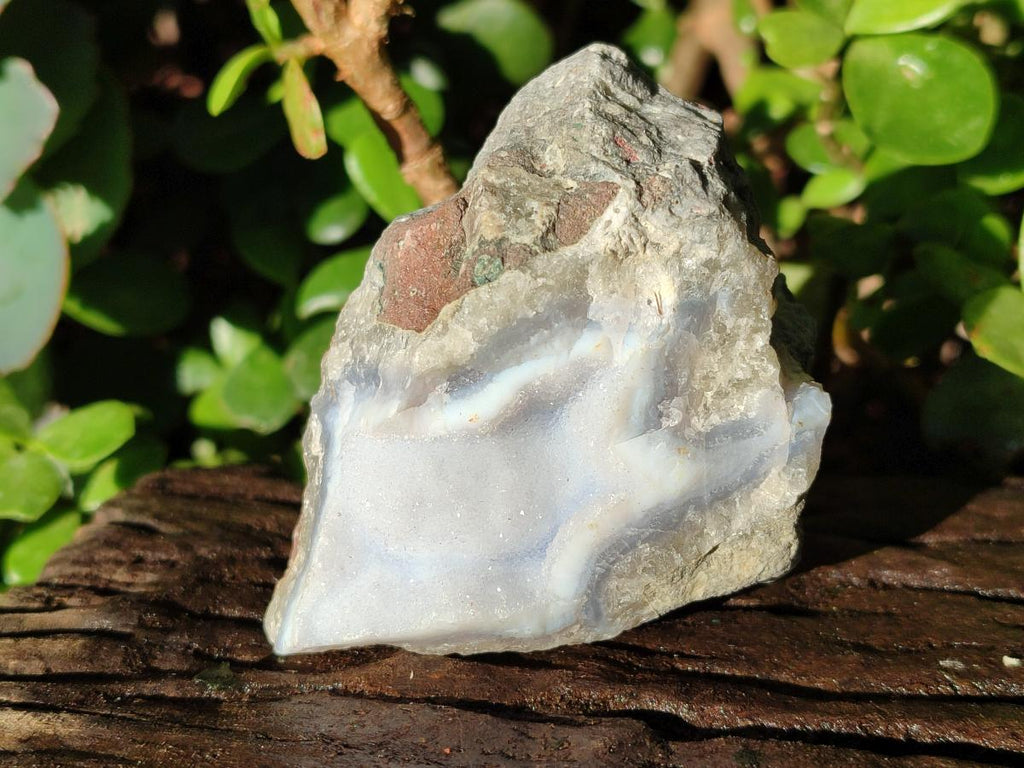 Natural Blue Lace Agate Geode Specimens x 6 From Nsanje, Malawi - Toprock Gemstones and Minerals 