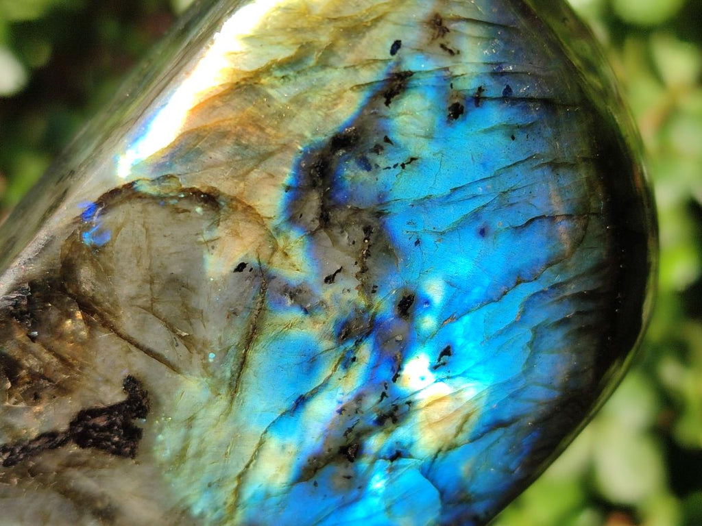 Polished Labradorite Standing Display Pieces x 3 From Madagascar - Toprock Gemstones and Minerals 
