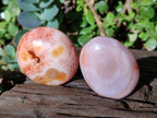 Polished and Natural Carnelian Agate Gemstone Galets x 24 From Madagascar - Toprock Gemstones and Minerals 
