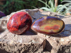 Polished and Natural Carnelian Agate Gemstone Galets x 24 From Madagascar - Toprock Gemstones and Minerals 