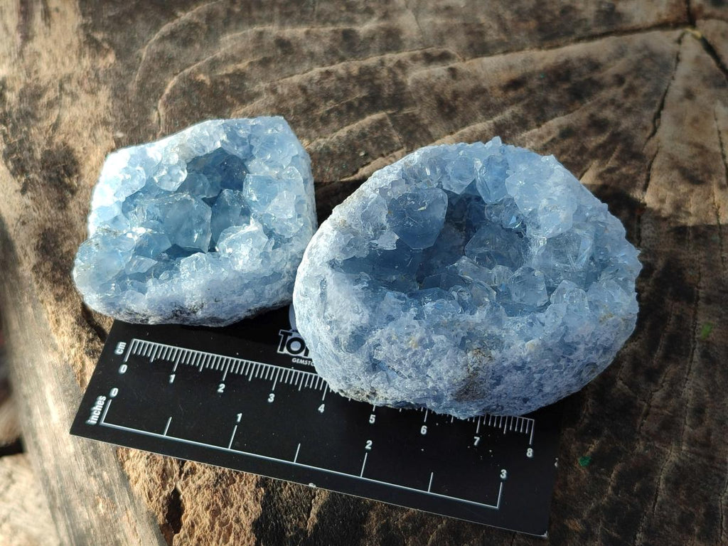 Natural Blue Celestite Specimens x 47 From Sakoany, Madagascar - Toprock Gemstones and Minerals 