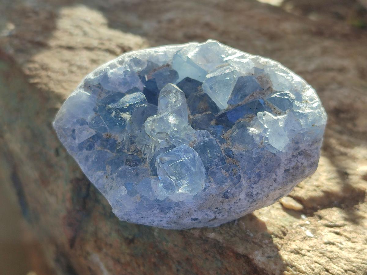 Natural Blue Celestite Specimens x 47 From Sakoany, Madagascar - Toprock Gemstones and Minerals 