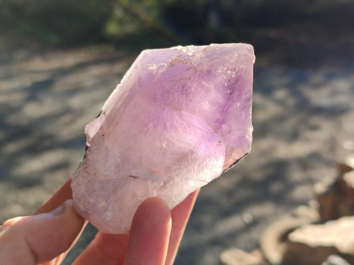 Natural Jacaranda Amethyst Clusters x 6 From Mumbwa, Zambia - Toprock Gemstones and Minerals 