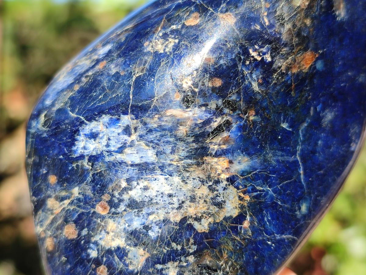 Polished Dumortierite Standing Display Pieces x 2 From Madagascar - Toprock Gemstones and Minerals 