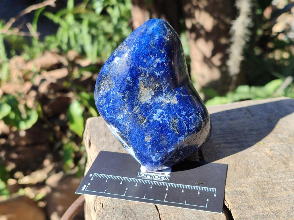 Polished Dumortierite Standing Display Pieces x 2 From Madagascar - Toprock Gemstones and Minerals 