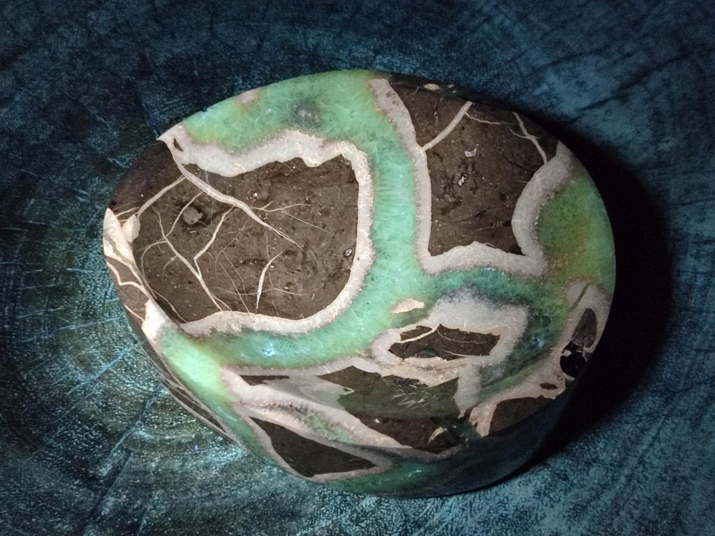 Polished Septerye Bowls x 2 From Mahajanga, Madagascar