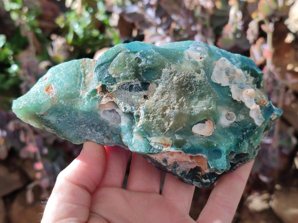 Natural Mtorolite Chrysoprase Cutting Material x 4 From Mutorashanga, Zimbabwe