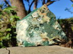 Natural Mtorolite Chrysoprase Cutting Material x 4 From Mutorashanga, Zimbabwe