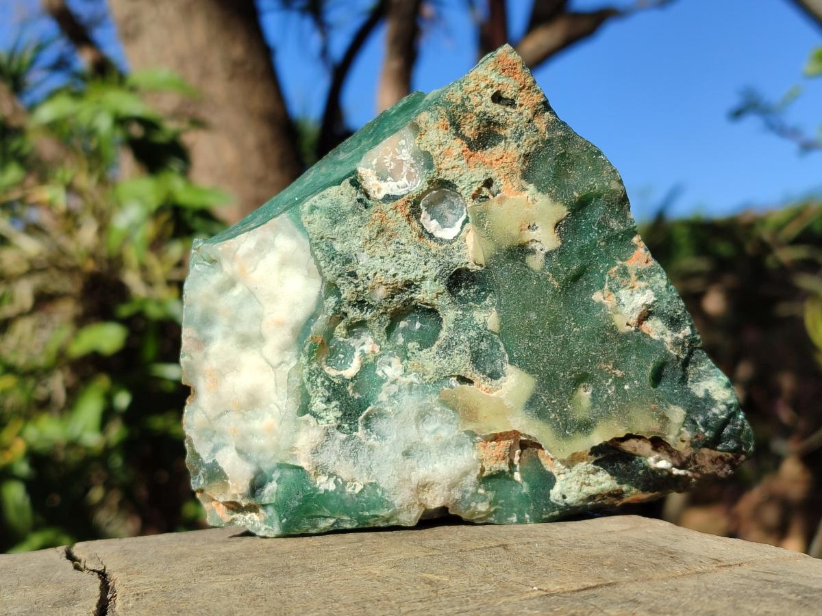 Natural Mtorolite Chrysoprase Cutting Material x 4 From Mutorashanga, Zimbabwe