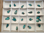 Hand Made Shattuckite Pendants with Clasps x 23 From Congo