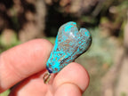 Hand Made Shattuckite Pendants with Clasps x 23 From Congo