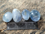 Polished Blue Celestite Free Forms x 35 From Sakoany, Madagascar