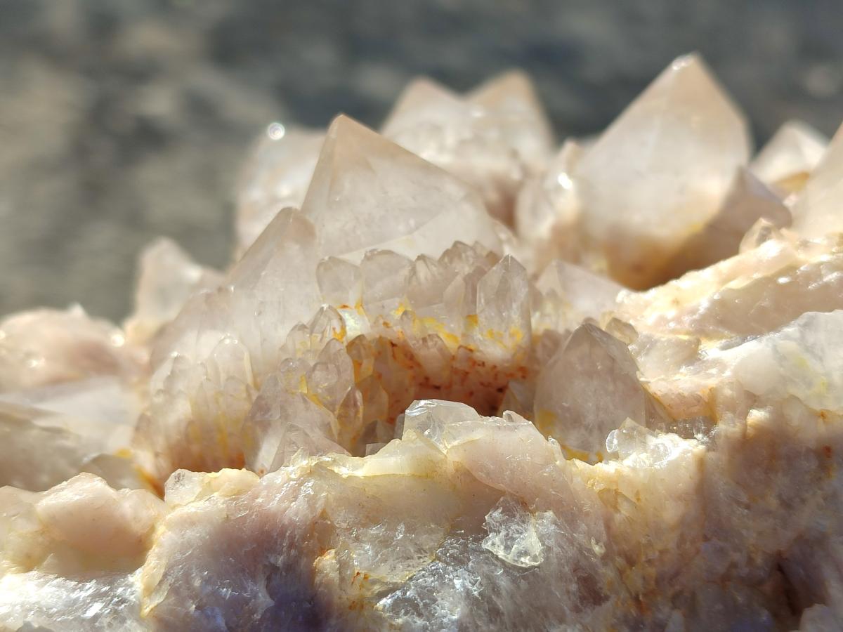 Natural Large Cascading White Phantom Smokey Luena Quartz Cluster x 1 From Luena, Congo