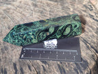 Polished Stromatolite "Kambamba Jasper" Display Crystals x 2 From Katsepy, Madagascar