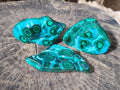 Polished Malacolla Free Forms x 3 From Kulukuluku, Congo