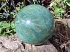Polished Large Verdite Sphere x 1 From Barberton, South Africa