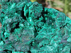 Natural Silky Malachite Cabinet Size Specimens x 2 From Kasompe, Congo