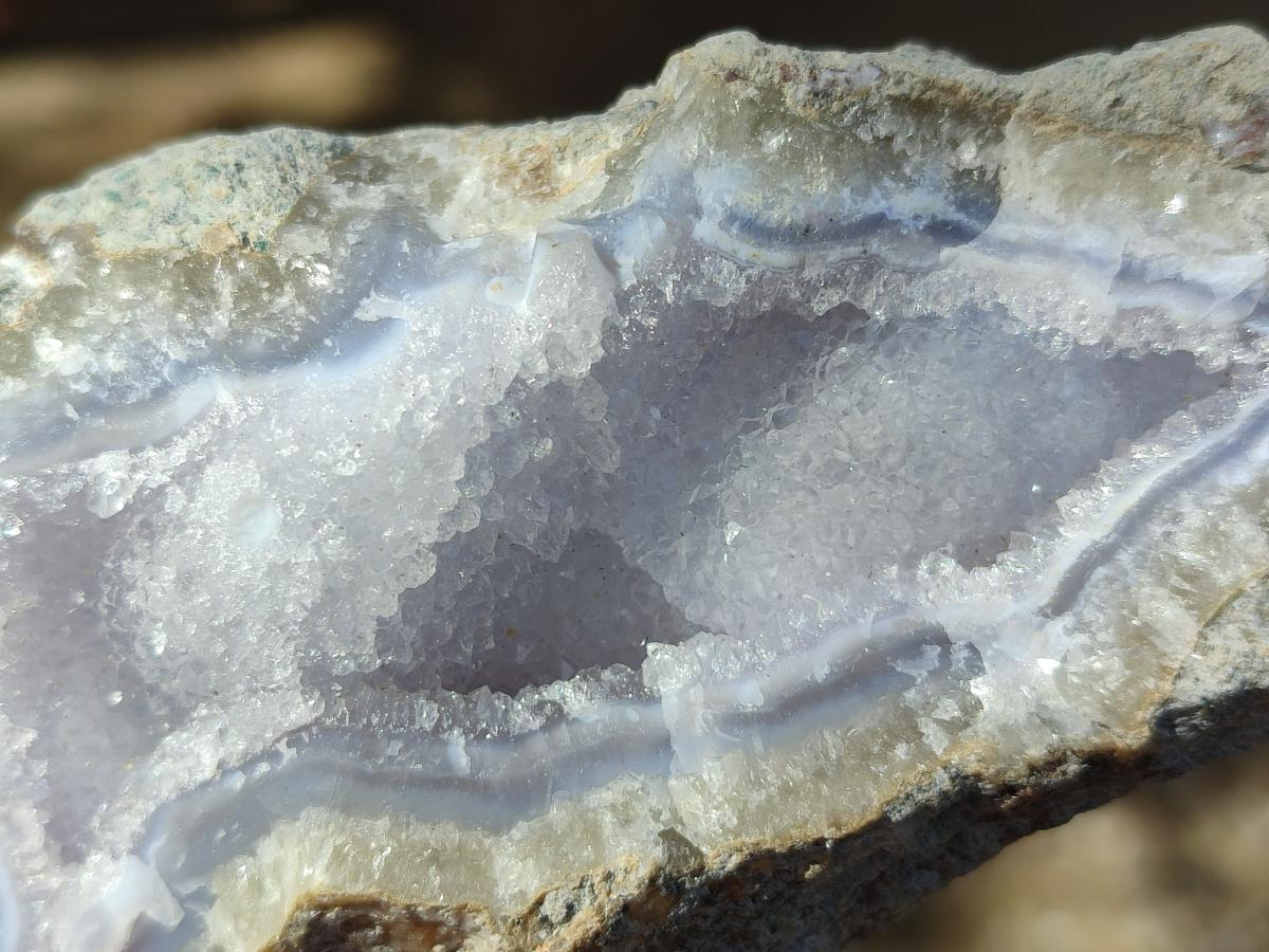 Natural Blue Lace Agate Geodes x 12 From Nsanje, Malawi