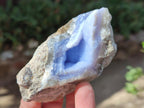 Natural Blue Lace Agate Geodes x 12 From Nsanje, Malawi
