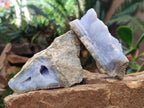 Natural Blue Lace Agate Geodes x 12 From Nsanje, Malawi