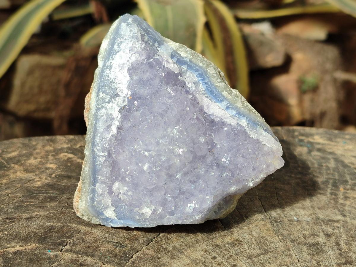 Natural Blue Lace Agate Geodes x 12 From Nsanje, Malawi