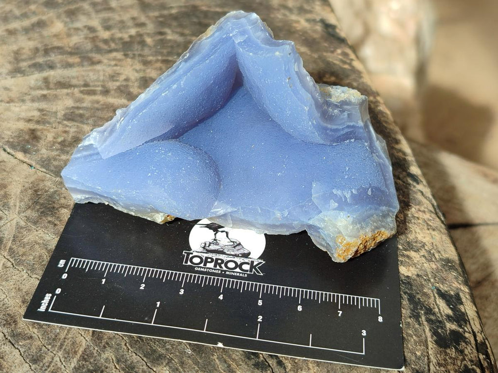 Natural Blue Lace Agate Geodes x 12 From Nsanje, Malawi