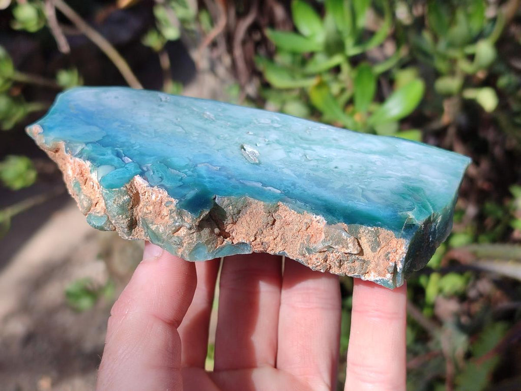 Polished One Side Great Dyke Mtorolite Chrysoprase Plates x 6 From Great Dyke Mountain Range, Zimbabwe - Toprock Gemstones and Minerals 