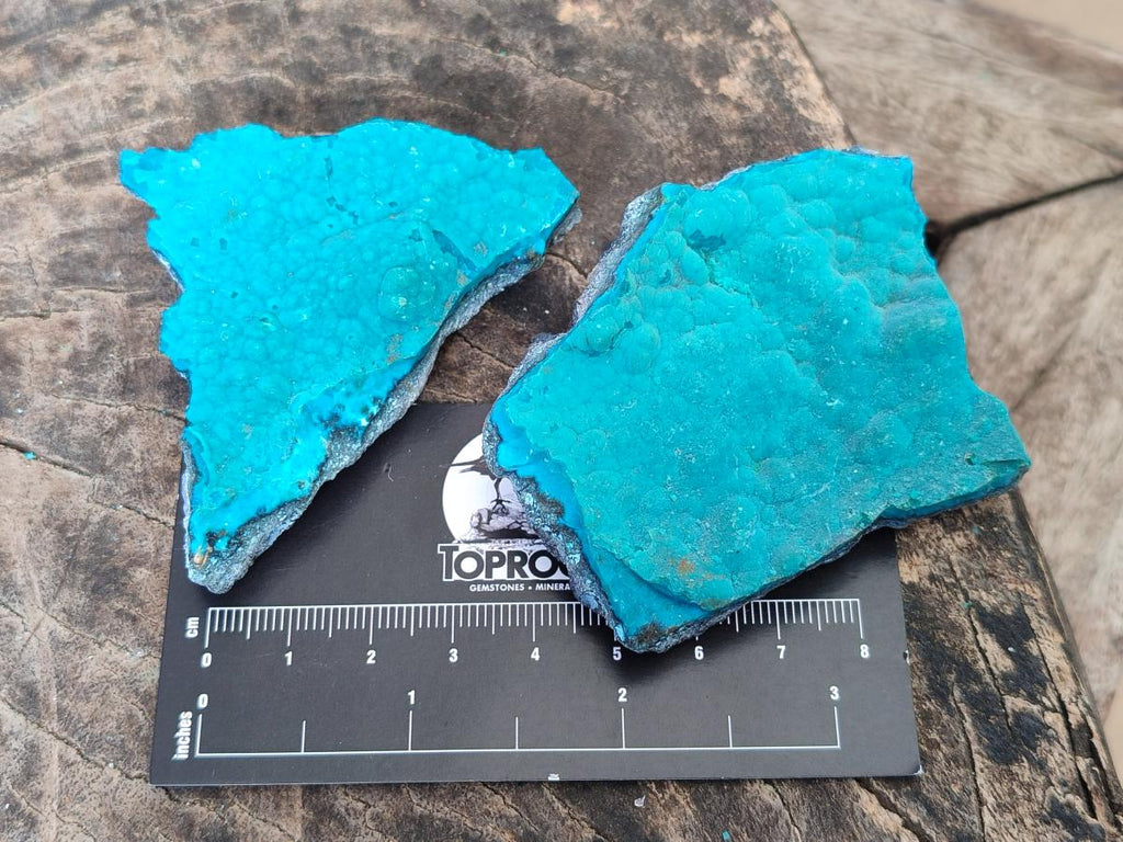 Natural Botryoidal Chrysocolla Specimens x 11 From Kulukuluku, Congo