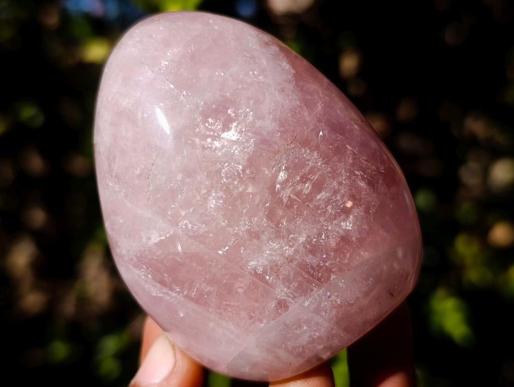 Polished Gemmy Rose Quartz Standing Display Pieces x 6 From Madagascar - Toprock Gemstones and Minerals 