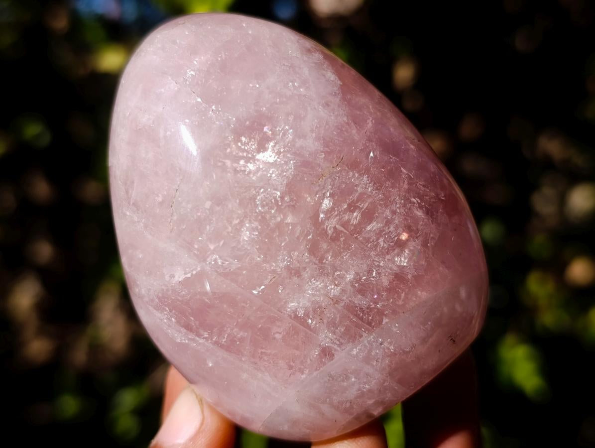 Polished Gemmy Rose Quartz Standing Display Pieces x 6 From Madagascar - Toprock Gemstones and Minerals 