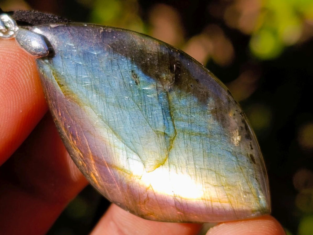 Hand Made Labradorite Necklaces x 12 From Madagascar - Toprock Gemstones and Minerals 