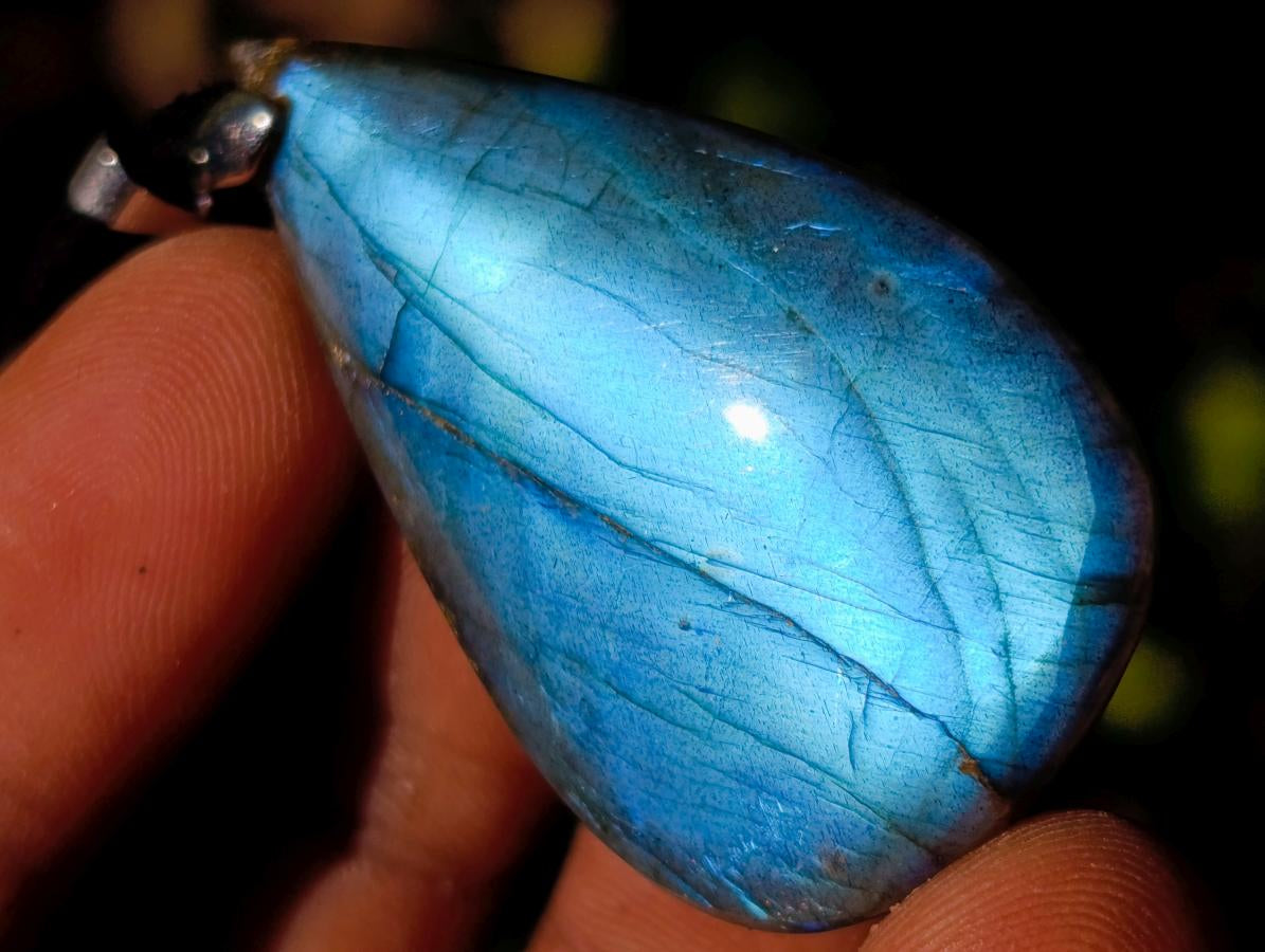 Hand Made Labradorite Necklaces x 12 From Madagascar - Toprock Gemstones and Minerals 