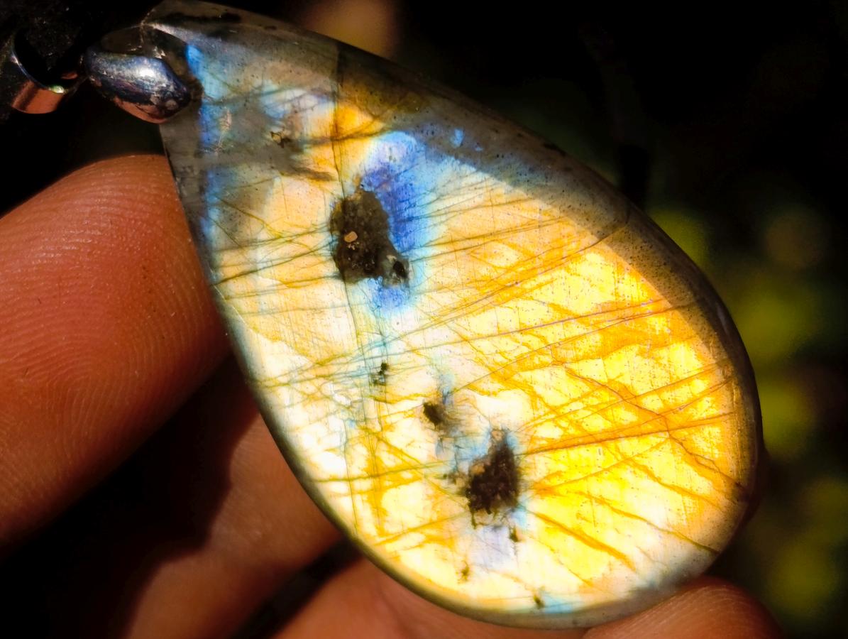 Hand Made Labradorite Necklaces x 12 From Madagascar - Toprock Gemstones and Minerals 