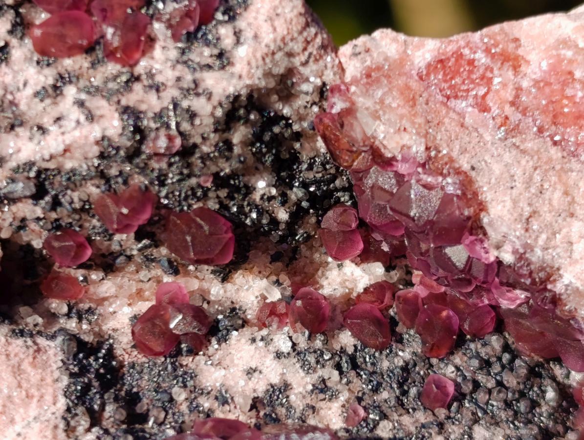 Natural Spherocobaltite Specimens with Heterogenite x 6 From Musonoi Mine, Congo - Toprock Gemstones and Minerals 