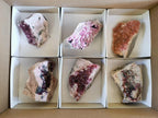 Natural Spherocobaltite Specimens with Heterogenite x 6 From Musonoi Mine, Congo