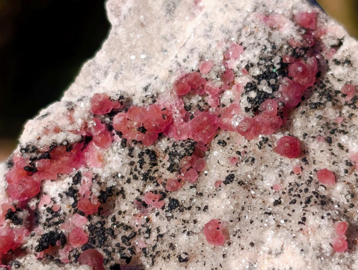 Natural Spherocobaltite Specimens with Heterogenite x 6 From Musonoi Mine, Congo - Toprock Gemstones and Minerals 