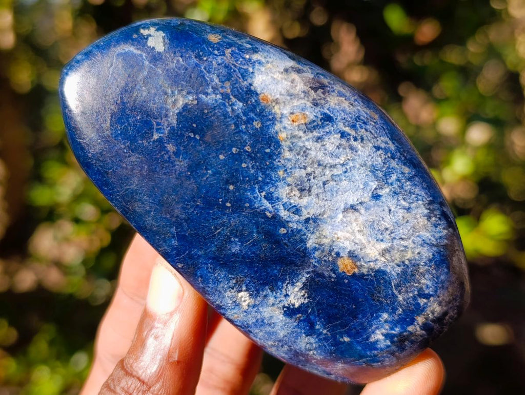 Polished Dumortierite Standing Display Pieces x 6 From Madagascar - Toprock Gemstones and Minerals 