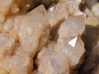 Natural XL Cascading White Phantom Smokey Luena Quartz Cluster x 1 From Luena, Congo - Toprock Gemstones and Minerals 