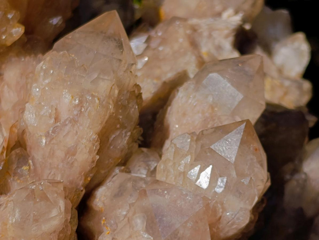 Natural XL Cascading White Phantom Smokey Luena Quartz Cluster x 1 From Luena, Congo - Toprock Gemstones and Minerals 