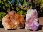 Natural Large Spirit Ametrine Clusters x 6 From Boekenhouthoek, South Africa - Toprock Gemstones and Minerals 