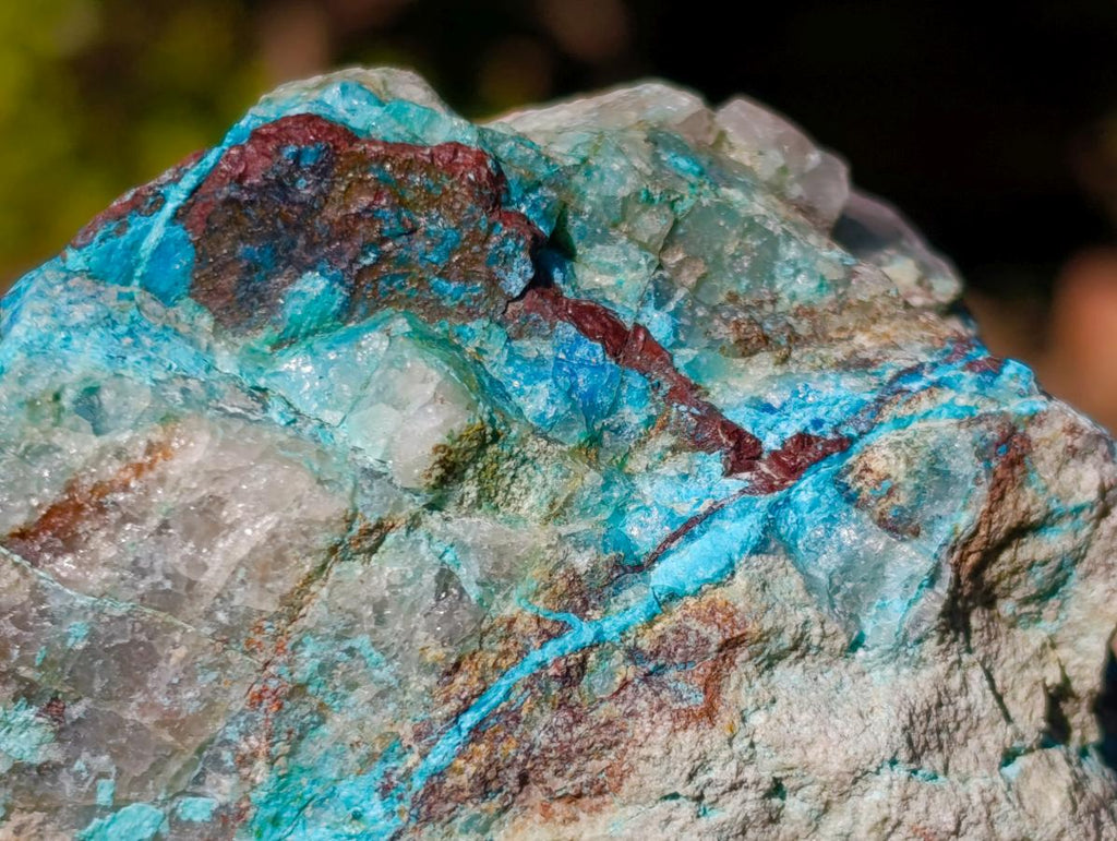 Natural Cobbed Shattuckite Specimens x 6 From Kaokoveld, Namibia - Toprock Gemstones and Minerals 