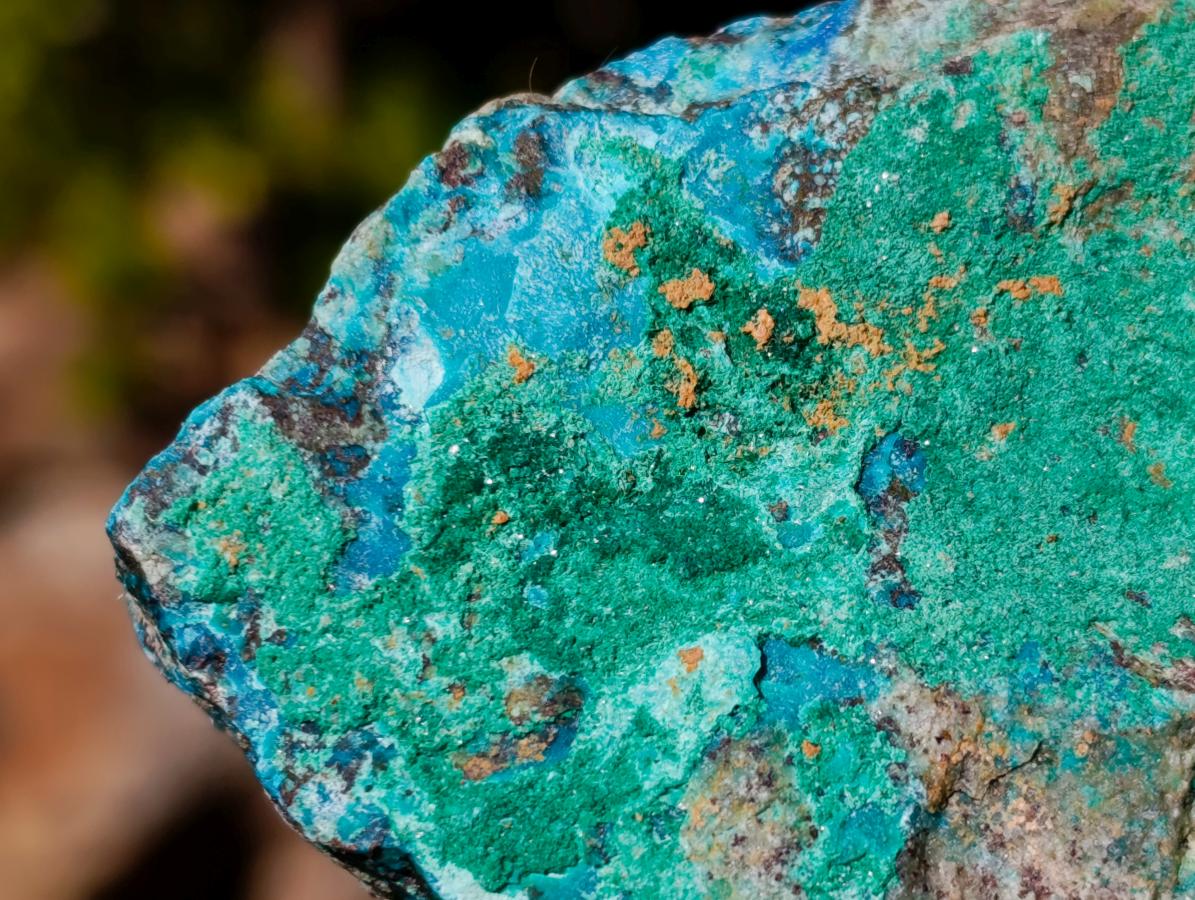 Natural Cobbed Shattuckite Specimens x 6 From Kaokoveld, Namibia - Toprock Gemstones and Minerals 