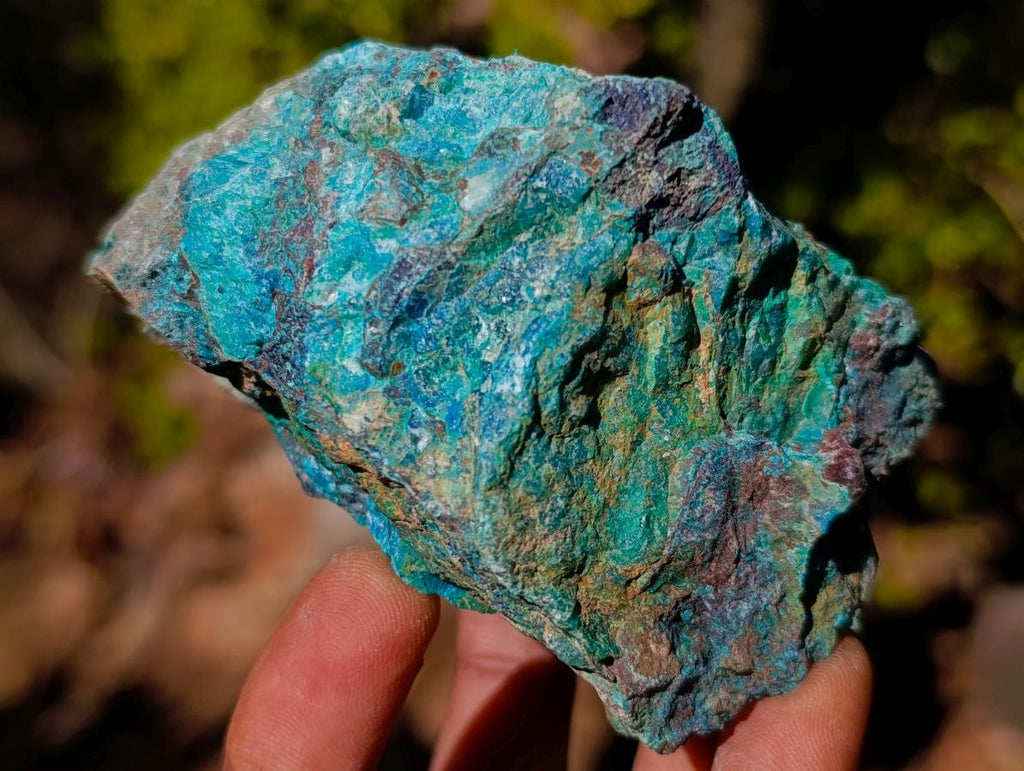 Natural Cobbed Shattuckite Specimens x 6 From Kaokoveld, Namibia - Toprock Gemstones and Minerals 
